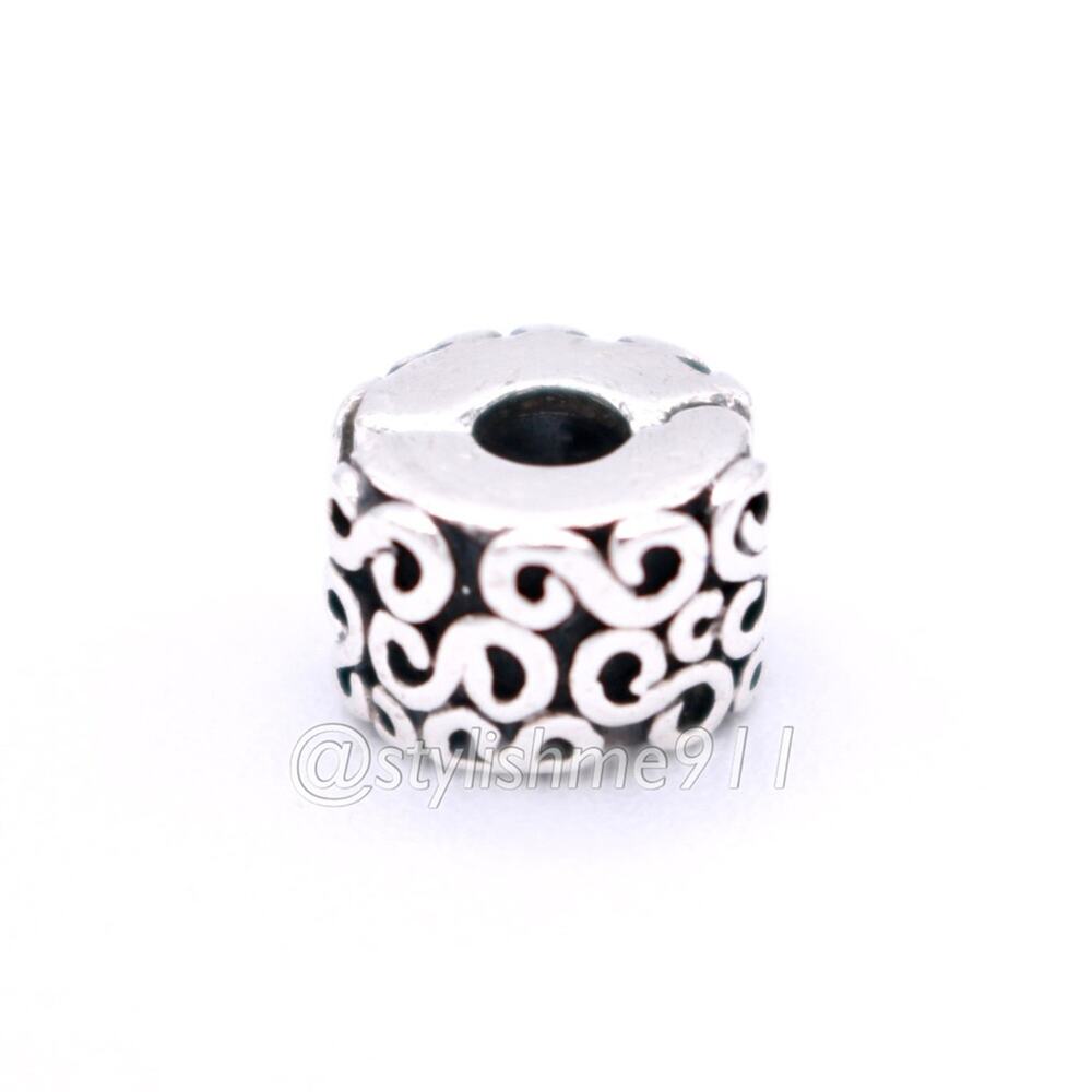 Authentic PANDORA  Swirls Clips - Picture 7 of 12